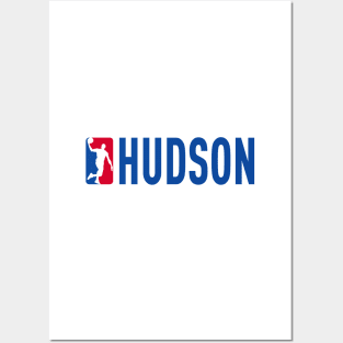 Hudson NBA Basketball Custom Player Your Name T-Shirt Posters and Art